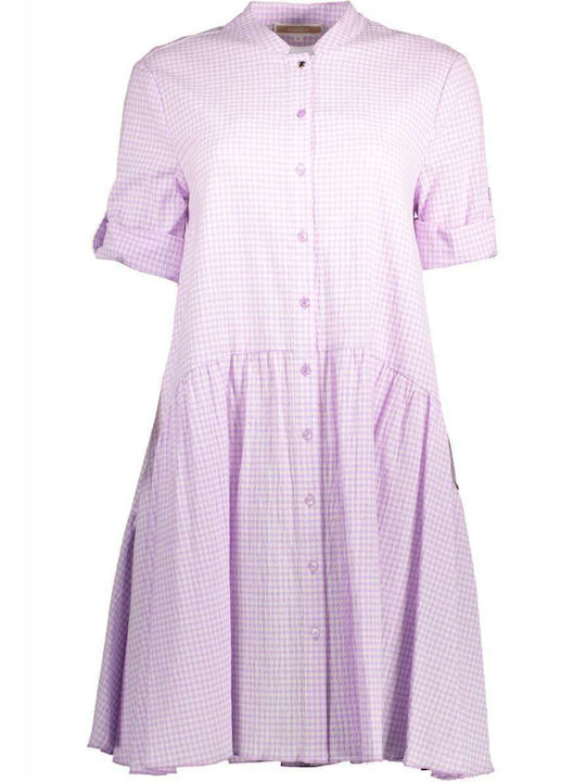 kocca Birus Mini Hemdkleid Kleid Rosa