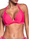 Bluepoint Padded Underwire Triangle Bikini Top with Adjustable Straps Fuchsia