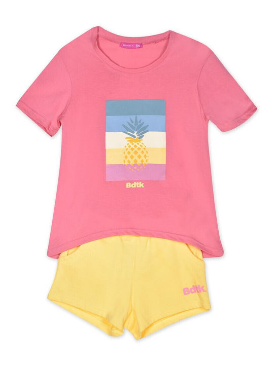 BodyTalk Kids Set with Pink Shorts 2 Pieces