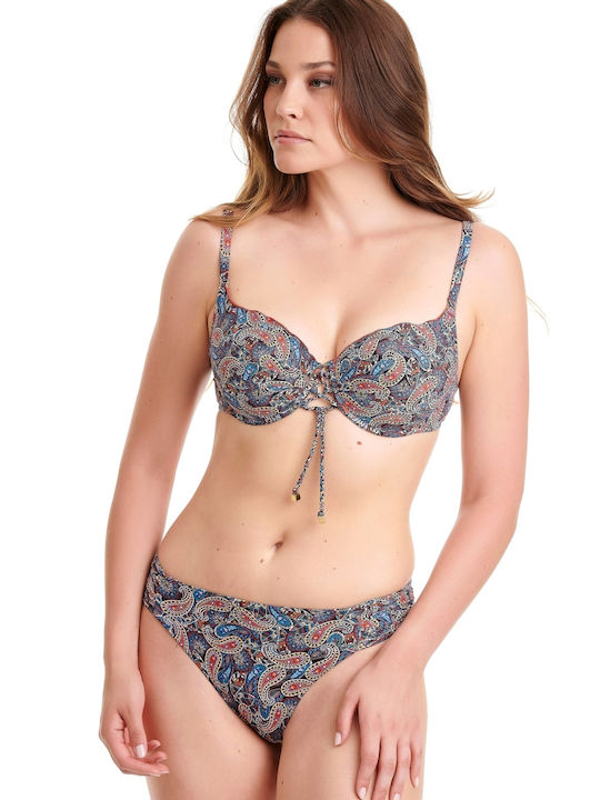 Erka Mare Set Bikini Μπλε