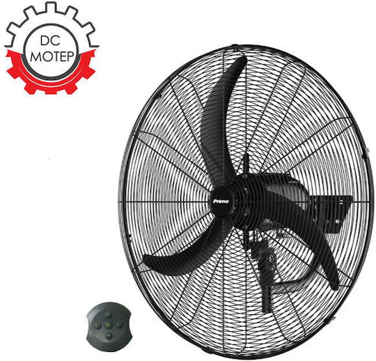 Primo PRWF-80561 Commercial Round Fan with Remote Control 110W 65cm with Remote Control 800561