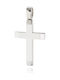 Skaras Jewels Men's White Gold Cross 14K