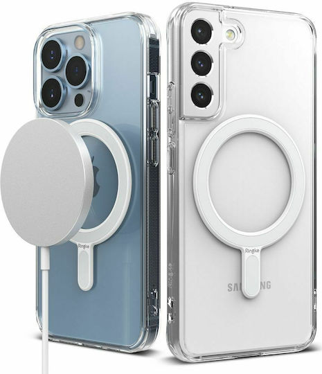 Ringke MagSafe Ring Universal Magnetic Plate με Οδηγό Ευθυγράμμισης Λευκό