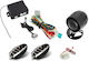 LM Digital Alarm System Car 1 Way For Vehicles with Central Locking with 2 Pieces of Remote Controls