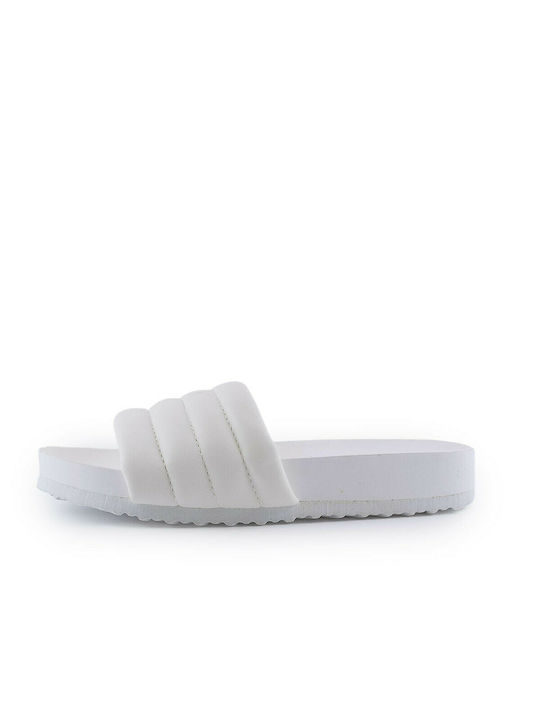 Love4shoes 474200 Women's Slides White