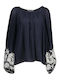 kocca Baya Tunic Long Sleeve Navy Blue