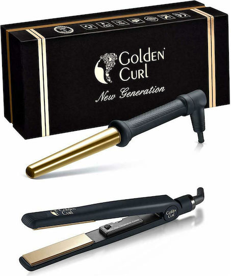 GammaPiu Golden Curl The Double Gold Ψαλίδι Μαλλιών για Κυματιστά Μαλλιά