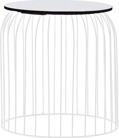 Side Table Natural White