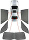 CarShades Car Curtains for VW Phaeton Tinted Black Four Door (4D) 6pcs PVC.