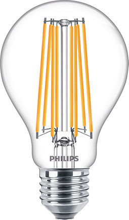 Philips LED крушка 17W 70mm за фасунга E27 и форма A67 Топло бяло 2452лм