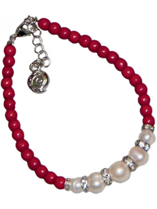 Bracelet made of Silver with Pearls