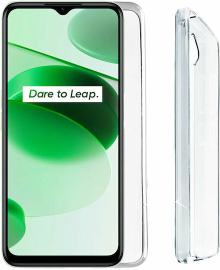 Volte-Tel Slimcolor Air Umschlag Rückseite Silikon Transparent (Realme C35)