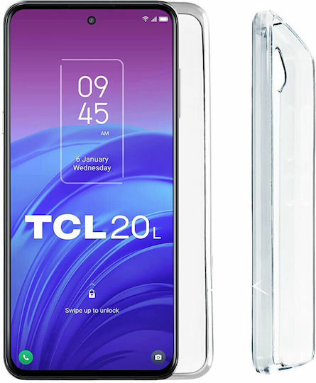 Volte-Tel Slimcolor Air Umschlag Rückseite Silikon Transparent (TCL 20L/TCL 20L+/TCL 20S)