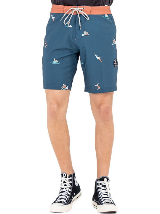Costume de baie bărbați Bermude Albastru marin cu Modele