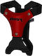 Autoline Cyborg Поставка за Мобилен Телефон за Кола с калъф Black / Red