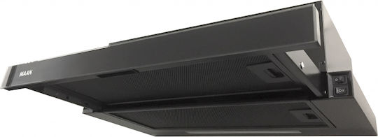 Maan Corona 2 G 60 Συρόμενος Απορροφητήρας 60cm Μαύρος