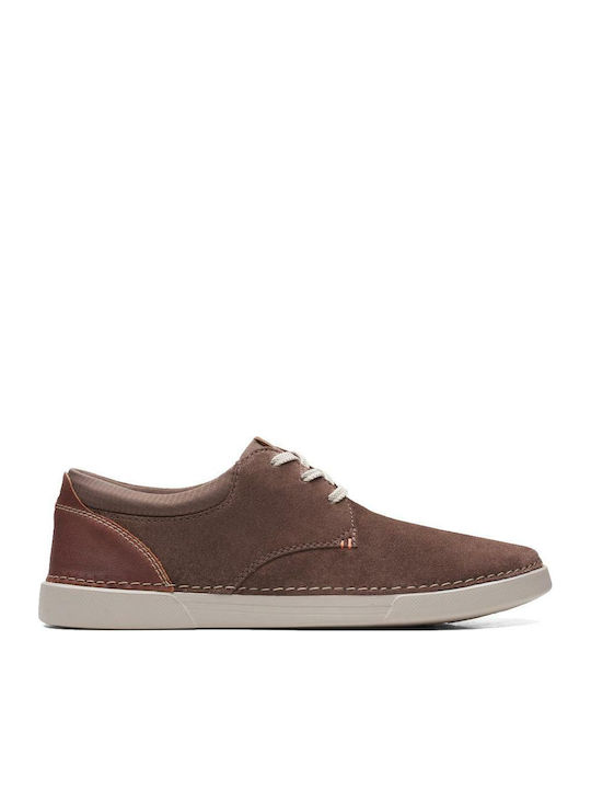 Clarks Gereld Велурени Мъжки ежедневни обувки Т...