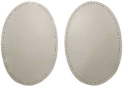 Patches Sewn Leatherette in Beige Color 15.5cm x 9.5cm 2pcs.