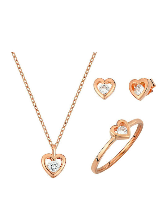 Prince Silvero Set with Necklace , Earrings & R...