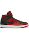 Jordan Air Jordan 1 Retro Mid Boots Gym Red / Black / White