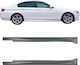 Carner Door Sill Car Sideways Compatible with BMW Series 5 F10/F11 2010-2017 M-Tech Look from Abs Plastic 2pcs