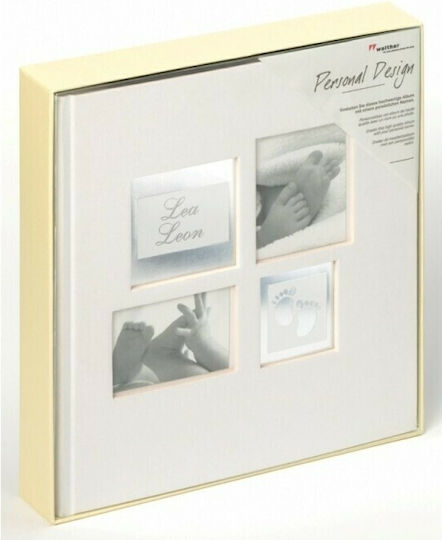 Walther Children's Album Little Foot Silver made of Silver with Rice Paper 28x30.5cm