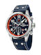 TW Steel WRC Volante Special Edition Ανδρικό Ρολόι 48mm Χρονογράφος Μπαταρίας με Μπλε Δερμάτινο Λουράκι