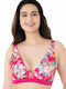 Vanua Levu Bikini Triunghi Floral Fuchsia