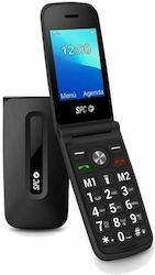 SPC Titan Dual SIM Handy mit Großen Tasten Schwarz