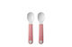 Mepal Baby Set mit Löffeln aus Kunststoff für 9+ Monate Pink 2Stück