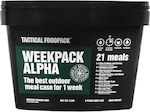 Tactical Foodpack Weekpack Alpha Fertigmahlzeit für das Überleben mit Nudeln / Fleisch / Reis / Kartoffel 4477867