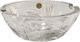 Bohemia Aschenbecher Zigarette Kristall Transparent 15x15x5.5εκ. 1Stück