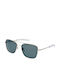 Invu Men's Sunglasses with Gold Metal Frame and Green Polarized Lens B1206A