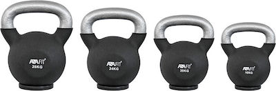 FFITTECH Black PVC Kettlebell 10kg