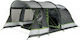 High Peak Garda 5.0 Winter Camping Tent Tunnel Grey with Double Cloth for 5 People 550x300cm