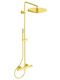 Ideal Standard Ceratherm T125 Στήλη Ντουζ με Μπαταρία 119.1cm Χρυσή