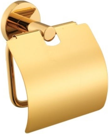 Sanco Ergon Metallic Paper Holder Wall Mounted Gold 24k Polished