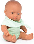 Miniland Baby Doll Asian Boy 21 cm.