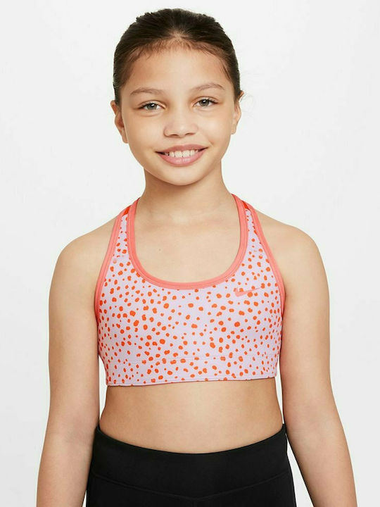 Nike Swoosh Παιδικό Μπουστάκι Dri-Fit Ροζ