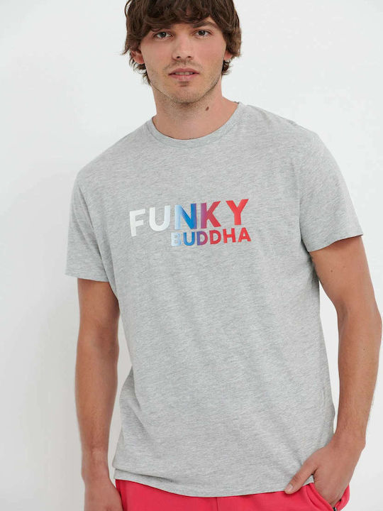 Funky Buddha Men's T-shirt Gray
