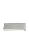 Inlight Επιτοίχια Εξωτερική Πλαφονιέρα GU10 IP65 22x8x8εκ.