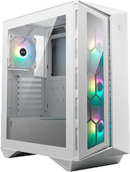 MSI MPG Gungnir 110R Gaming Midi Tower Κουτί Υπολογιστή με Πλαϊνό Παράθυρο και RGB Φωτισμό White
