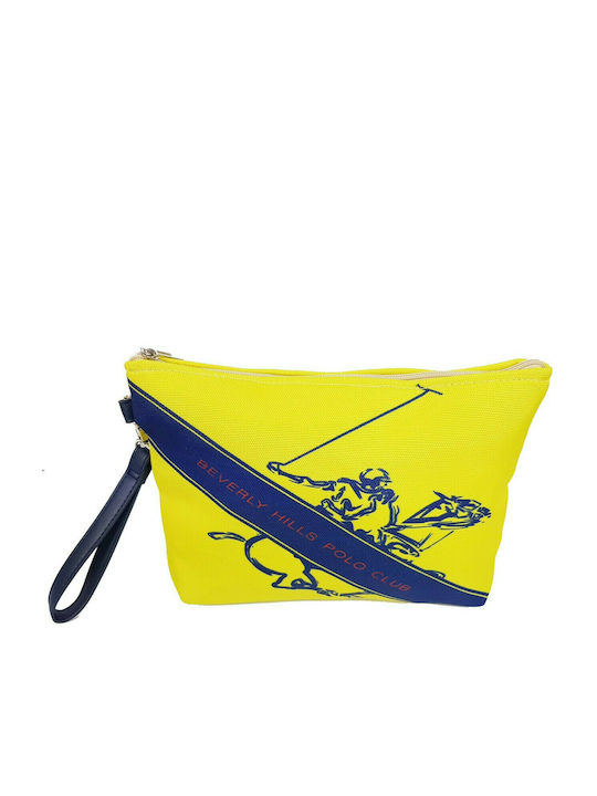 Beverly Hills Polo Club Toiletry Bag in Yellow color 28cm