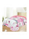 Adam Home Kinder Steppdecke Einzeln Rosa 160x220cm