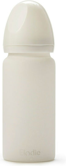 Elodie Details Glas Babyflasche Gegen Koliken Mit Silikon Sauger Für 0-6 Monate Weiß Vanilleweiß 250ml