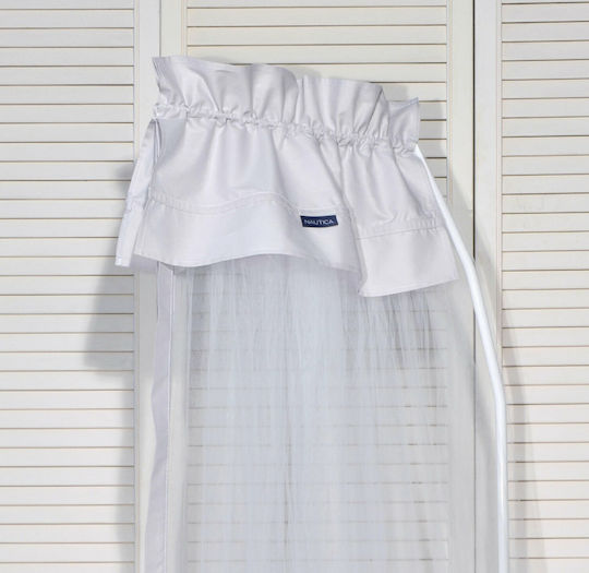 Nautica Κουνουπιέρα Κούνιας από Τούλι Γκρι 500x180εκ.
