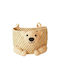 Rice Cutie de Depozitare Jucării pentru Copii Bear Bej 1buc