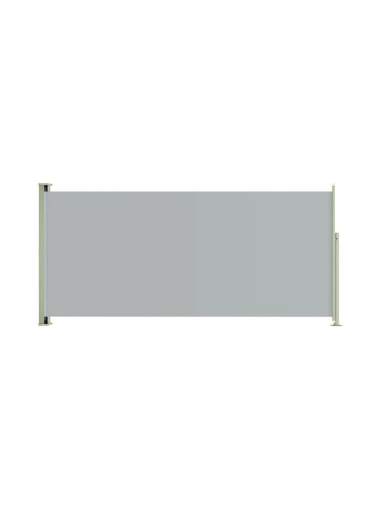 vidaXL Garden Sideway Sunshade Roller Gray 1.4x3cm 317834