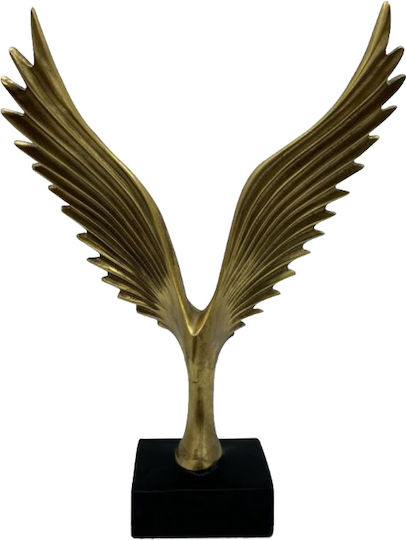 InTheBox Decorative Bird Polyresin Amig 1 in Gold/ Black 22.4x9.9x30.9cm 1pcs