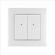 Elko EP Recessed Wall Switch Commands Quadruplicate with Frame White